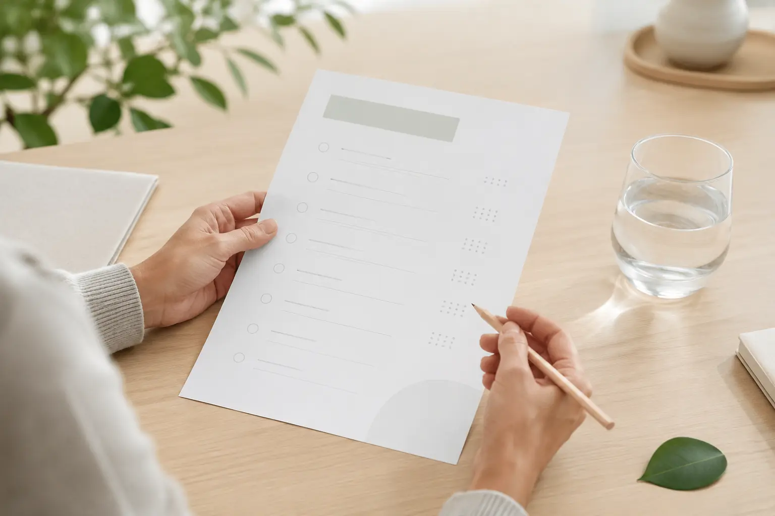 Clear product guidance checklist